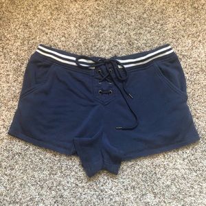 Free Press Lace Up Varsity Shorts